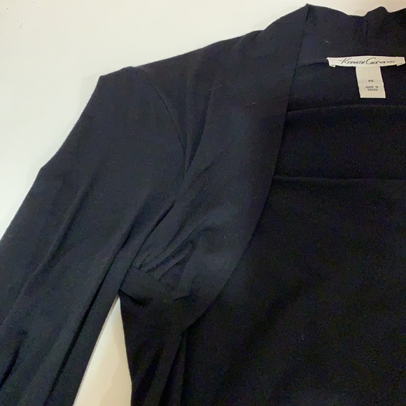 Kenneth Cole black top. Beautiful neckline! - Picture 7 of 7